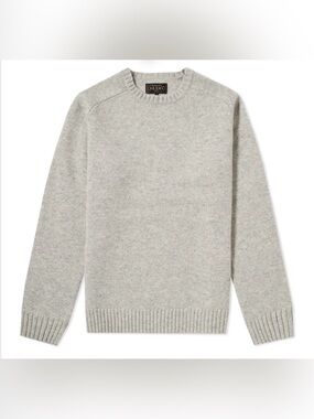 Beams Plus 5 Gauge Crew Knit‎ Wool Crewneck Sweater Japanese Men’s Small